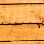 Close up of panel fence