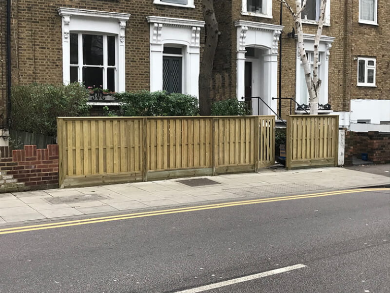 Front garden fence