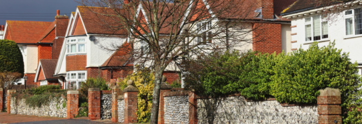 Street of detached houses
