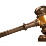 Auctioneer's gavel for buying a house at auction