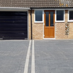 Shared driveway on new estate