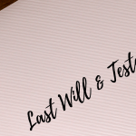 Envelope with Last Will & Testament