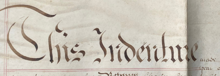 Unregistered property title document