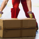 Bending to lift a box