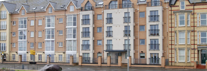 Modern low rise development of flats