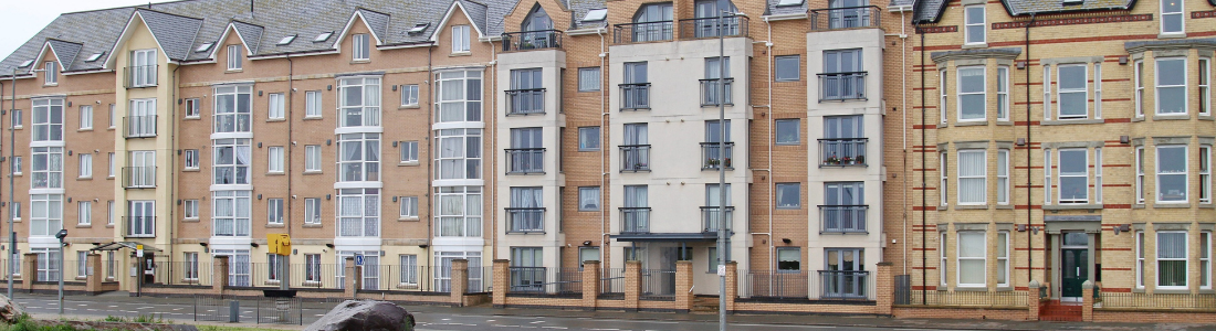 Modern low rise development of flats