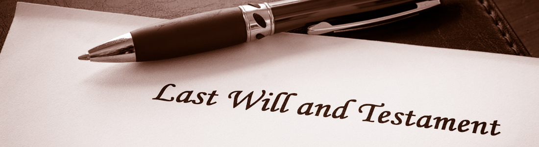 Document headed Last Will and Testament