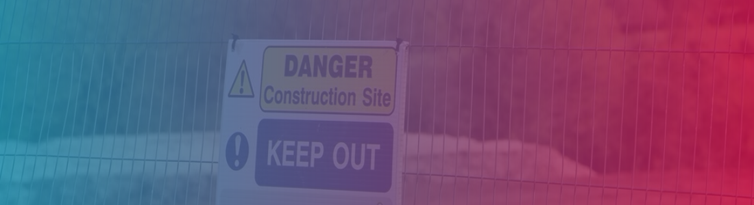 Construction site in the countryside
