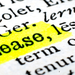 Dictionary definition of lease