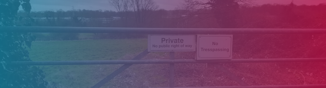 Locked gate