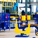 Machinery in industrial premises