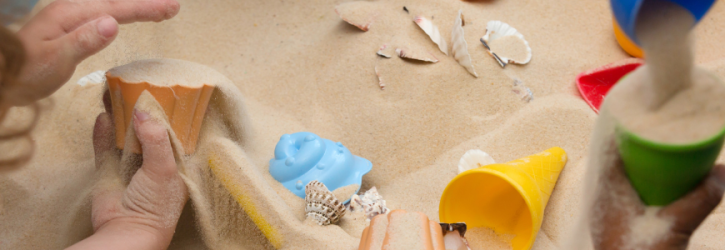 Children playing in a sandpit