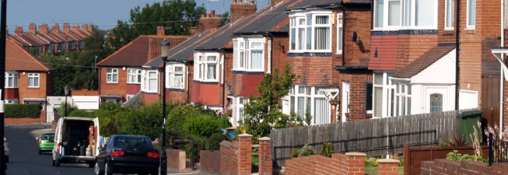Semi detached properties with party wall
