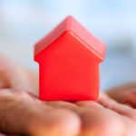 Small house representing inheritance after probate is granted