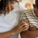 Child dealing with parental alienation