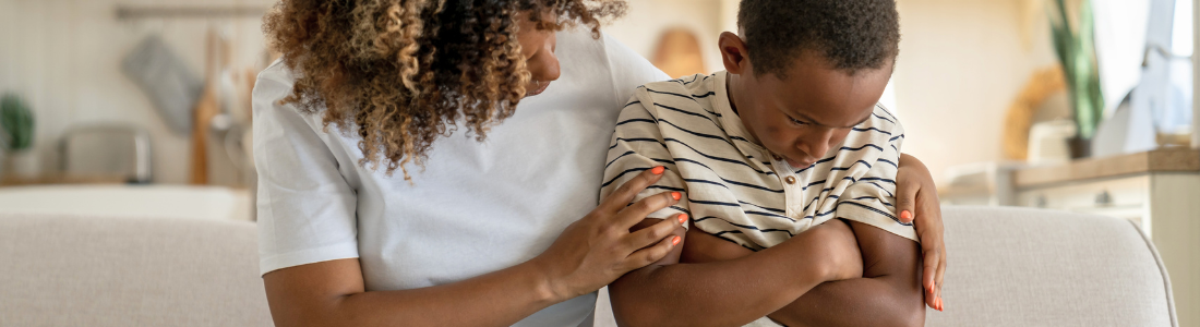 Child dealing with parental alienation