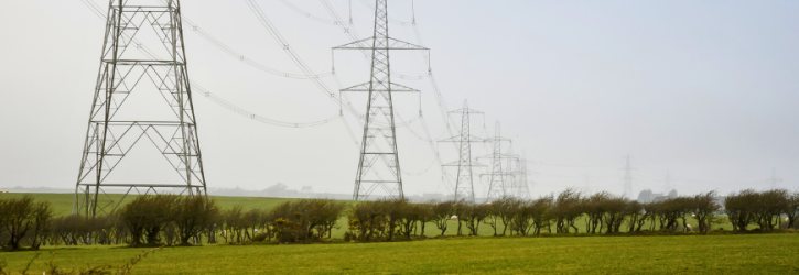 Electricity pylons subject to wayleave agreements
