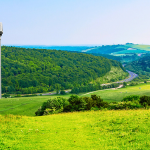 Telecoms mast in the countryside