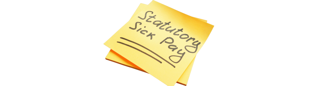 Statutory Sick Pay written on a Post-It Note
